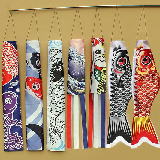 Japanese Koi Windsock - Symbol of Grace and Tradition