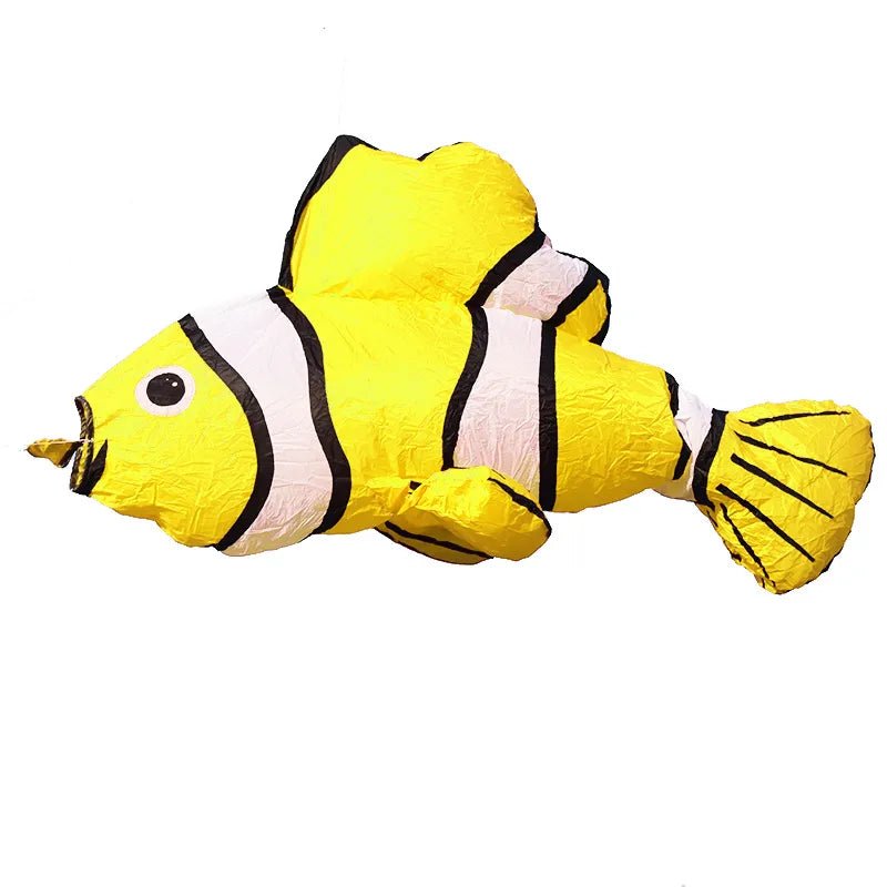 Colored Clownfish WindKites - Vibrant Skybound Fun - Lets Go Fly Kites