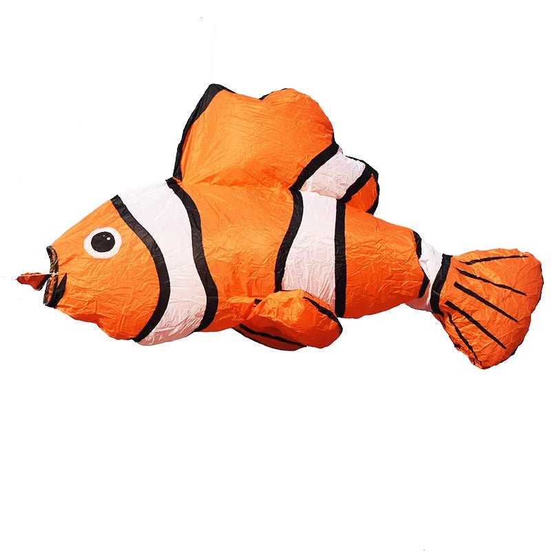 Colored Clownfish WindKites - Vibrant Skybound Fun - Lets Go Fly Kites