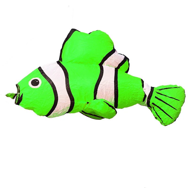 Colored Clownfish WindKites - Vibrant Skybound Fun - Lets Go Fly Kites