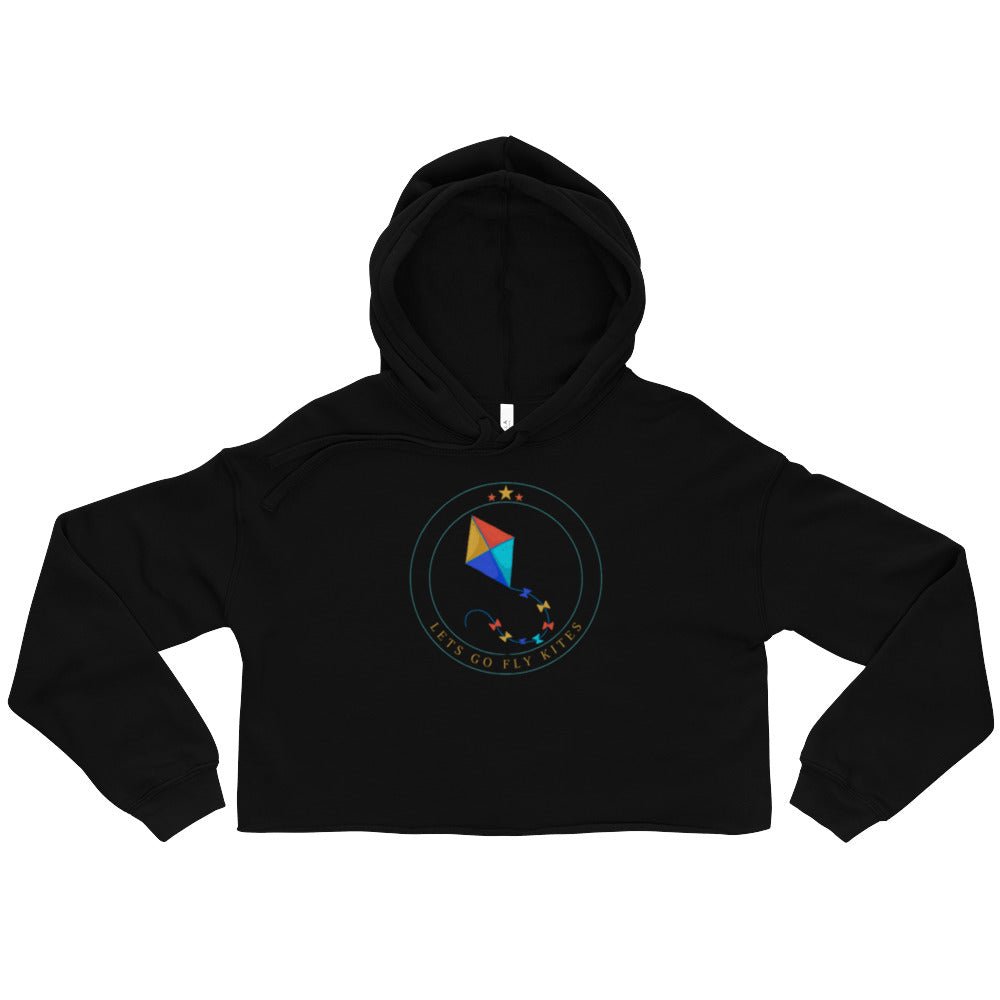 Crop Hoodie - Lets Go Fly Kites