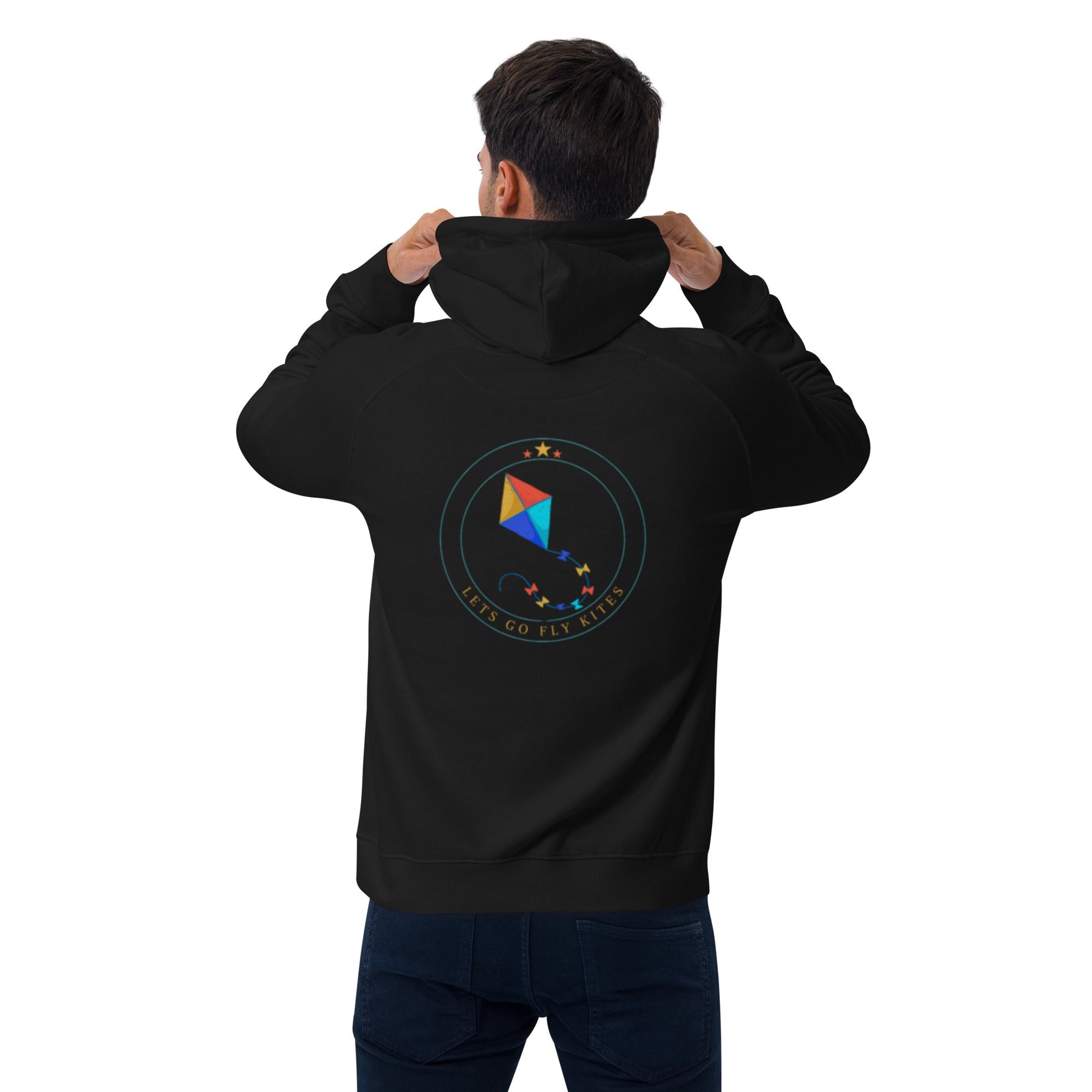 Eco raglan hoodie - Lets Go Fly Kites