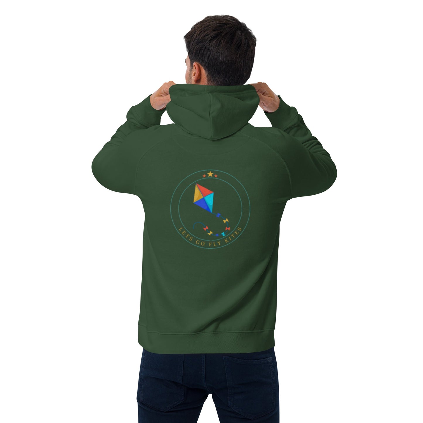 Eco raglan hoodie - Lets Go Fly Kites