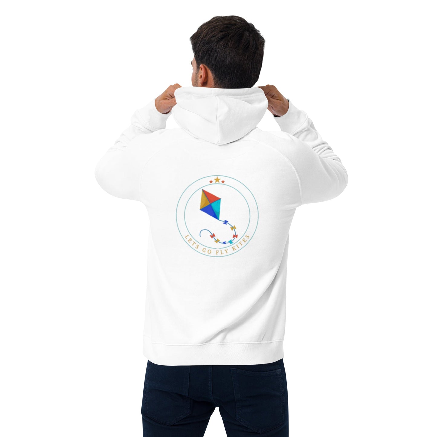 Eco raglan hoodie - Lets Go Fly Kites