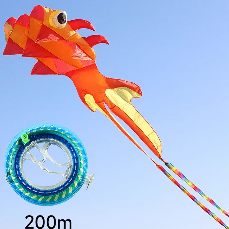 Fish Wind Kite - Ocean - Inspired Spectacle for the Skies - Lets Go Fly Kites