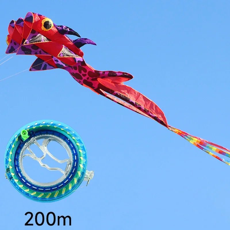 Fish Wind Kite - Ocean - Inspired Spectacle for the Skies - Lets Go Fly Kites