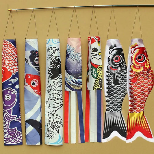 Japanese Koi Windsock - Symbol of Grace and Tradition - Lets Go Fly Kites