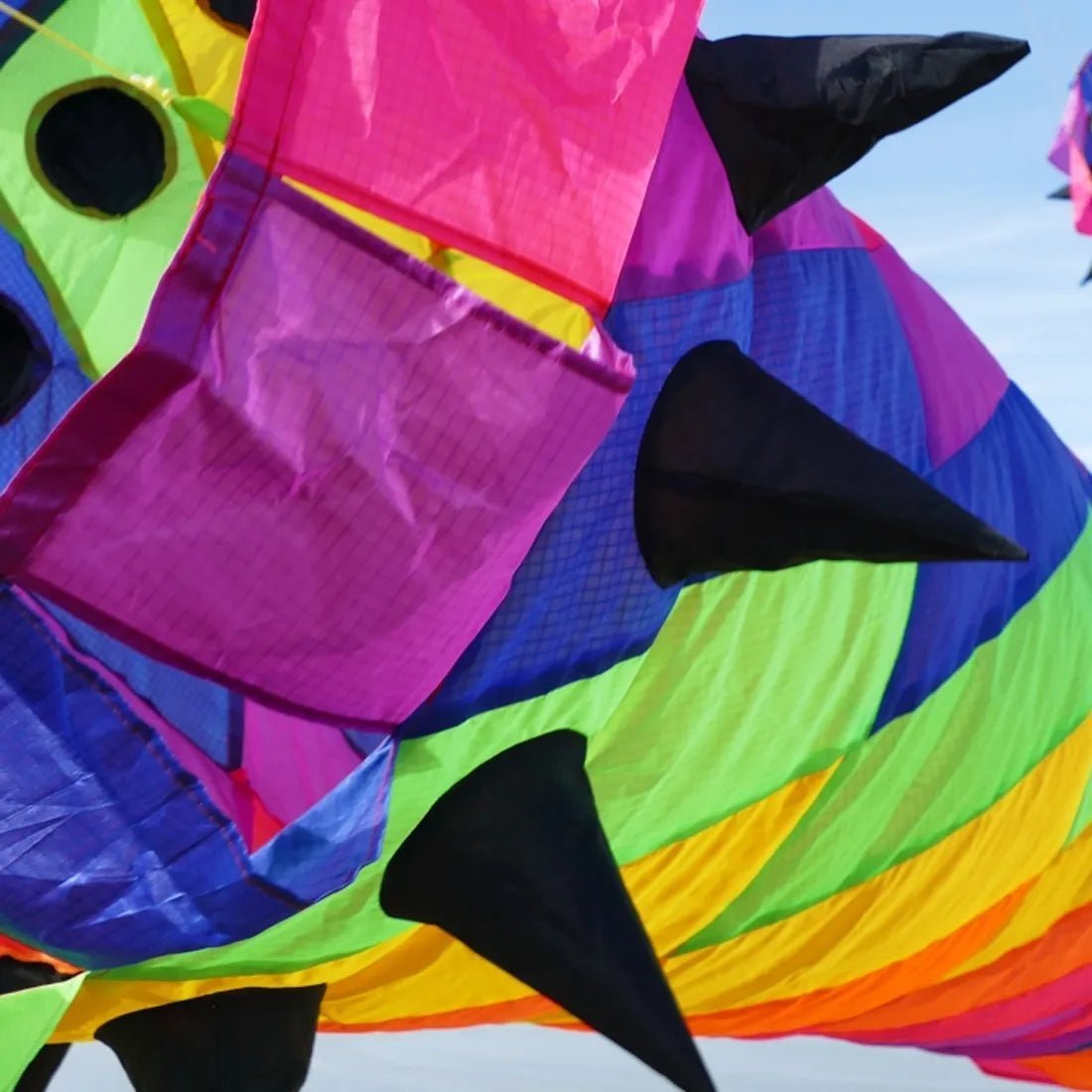 Multi - Color Spinning Windsock - Lets Go Fly Kites