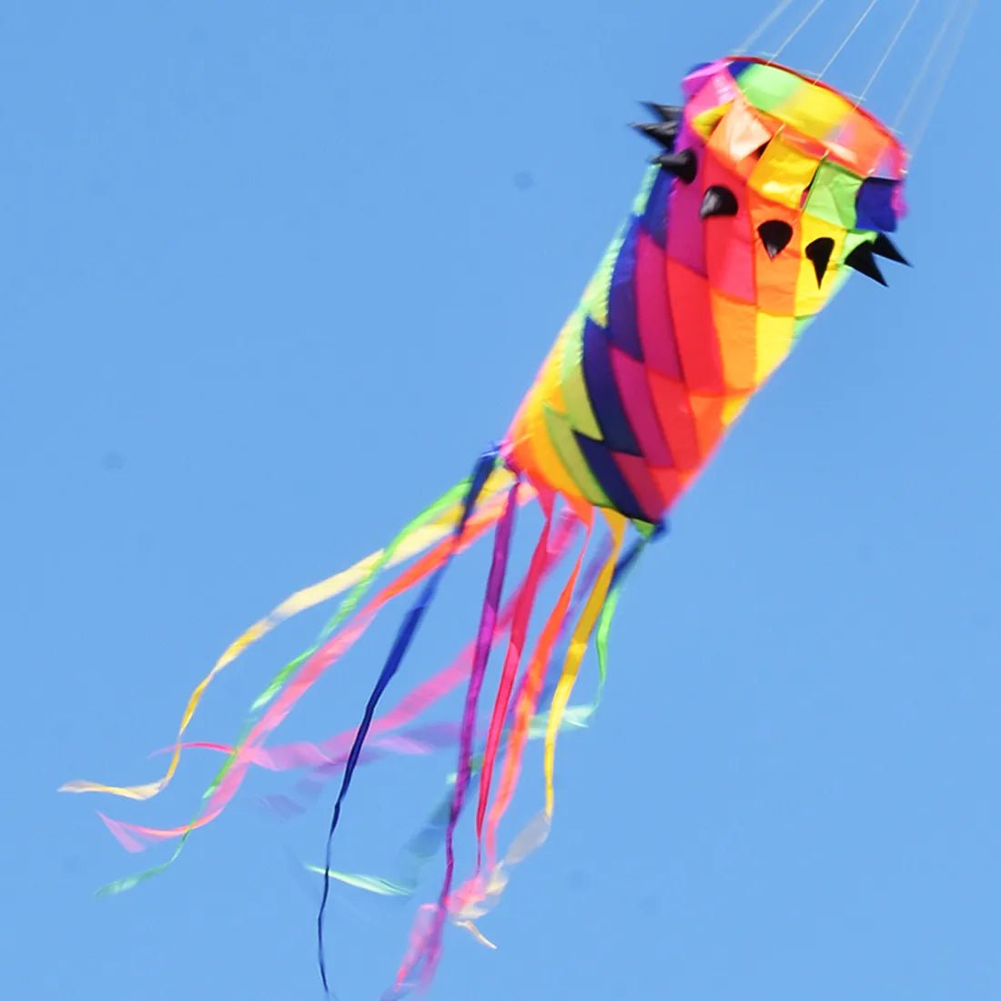 Multi - Color Spinning Windsock - Lets Go Fly Kites