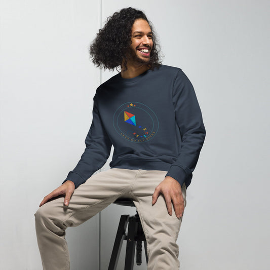 Organic sweatshirt - Lets Go Fly Kites