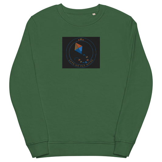 Organic sweatshirt - Lets Go Fly Kites