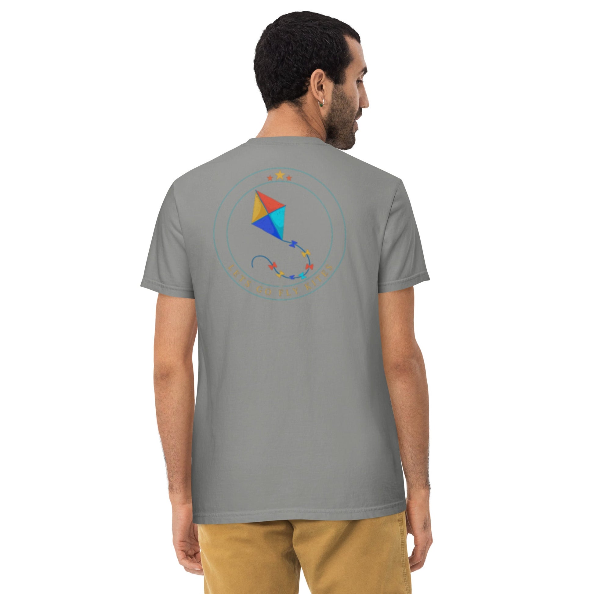 Pocket t-shirt - Lets Go Fly Kites