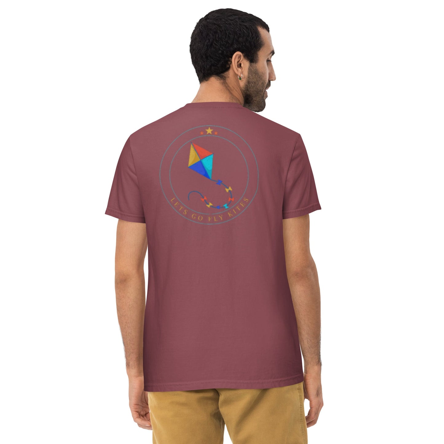 Pocket t-shirt - Lets Go Fly Kites