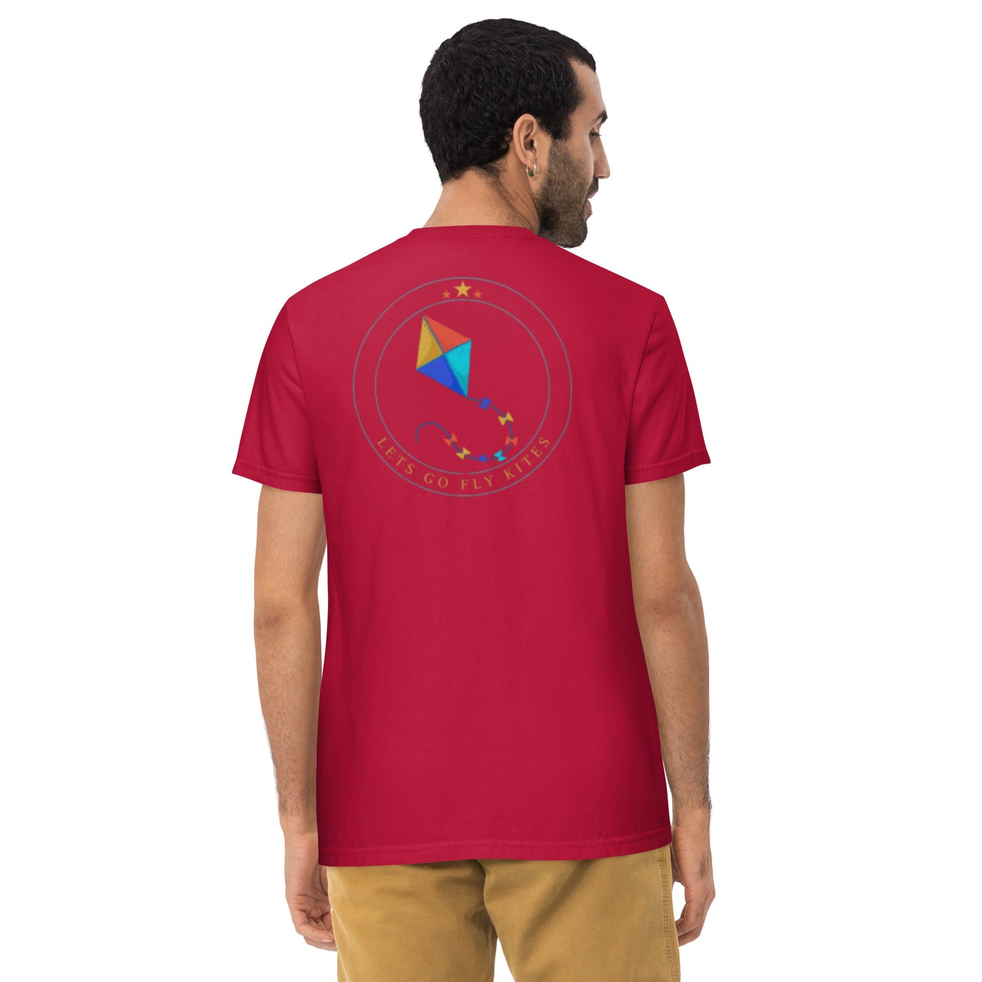 Pocket t-shirt - Lets Go Fly Kites