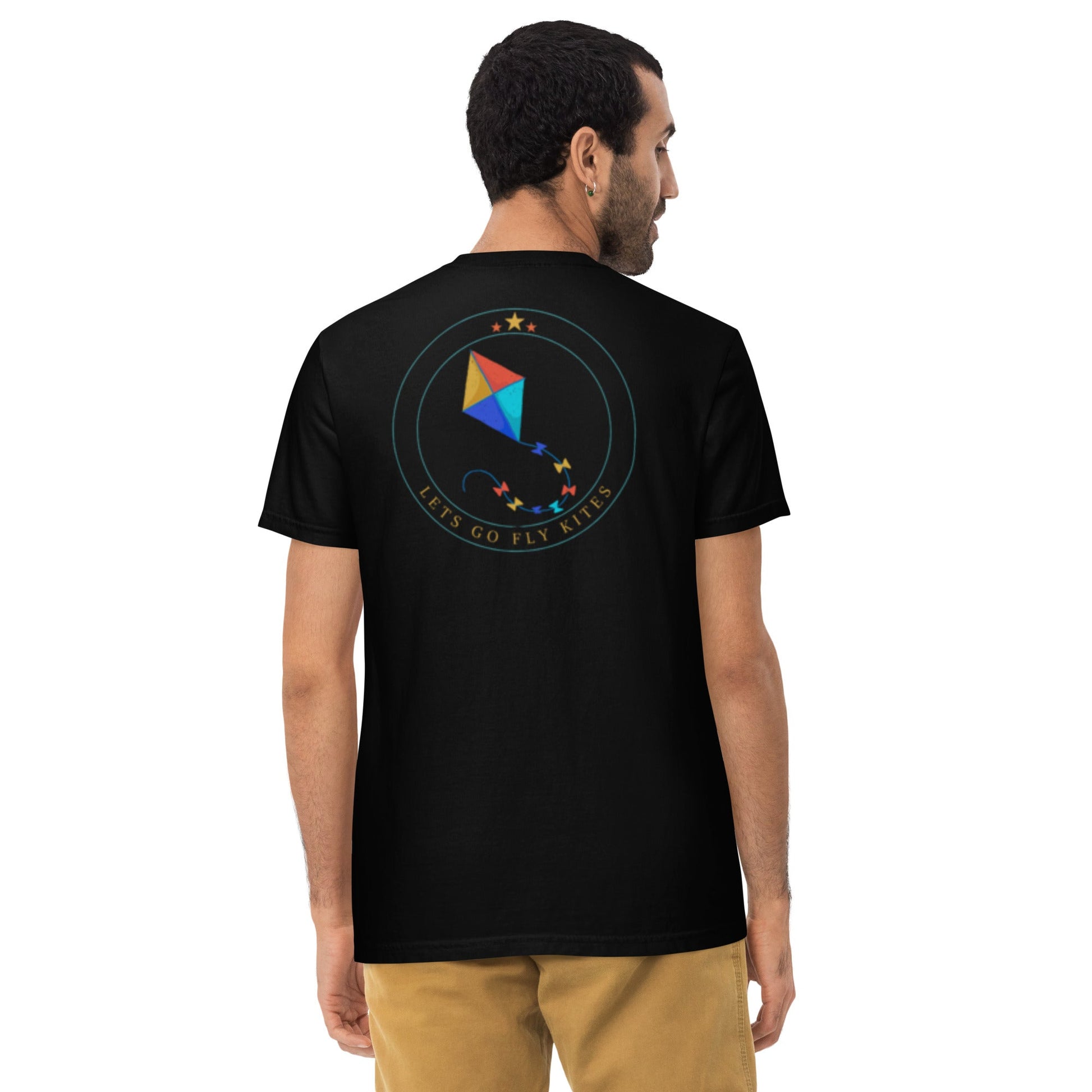 Pocket t-shirt - Lets Go Fly Kites