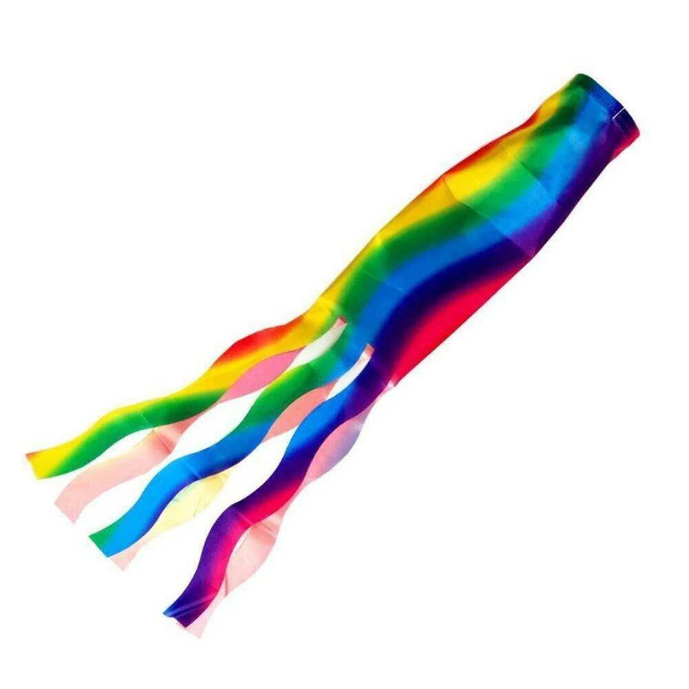 Rainbow Decorative Windsock - Lets Go Fly Kites