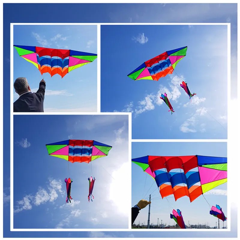 Rainbow Geometric Kit - Lets Go Fly Kites