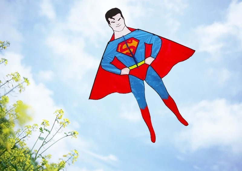 Superhero Kites - Bat Kite, Super Kite, Spider Kite, Sailor Kite, Robot and Mystery Kite - Lets Go Fly Kites