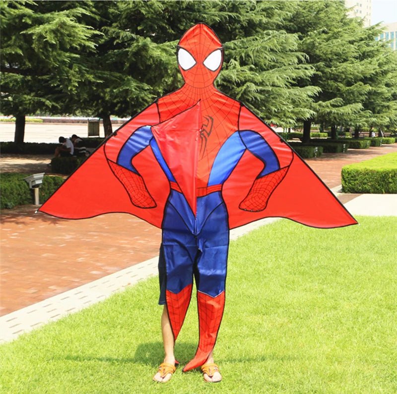 Superhero Kites - Bat Kite, Super Kite, Spider Kite, Sailor Kite, Robot and Mystery Kite - Lets Go Fly Kites